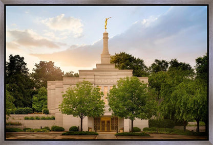 Winter Quarters Temple Rainy Evening