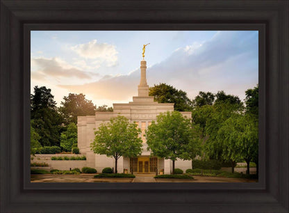 Winter Quarters Temple Rainy Evening