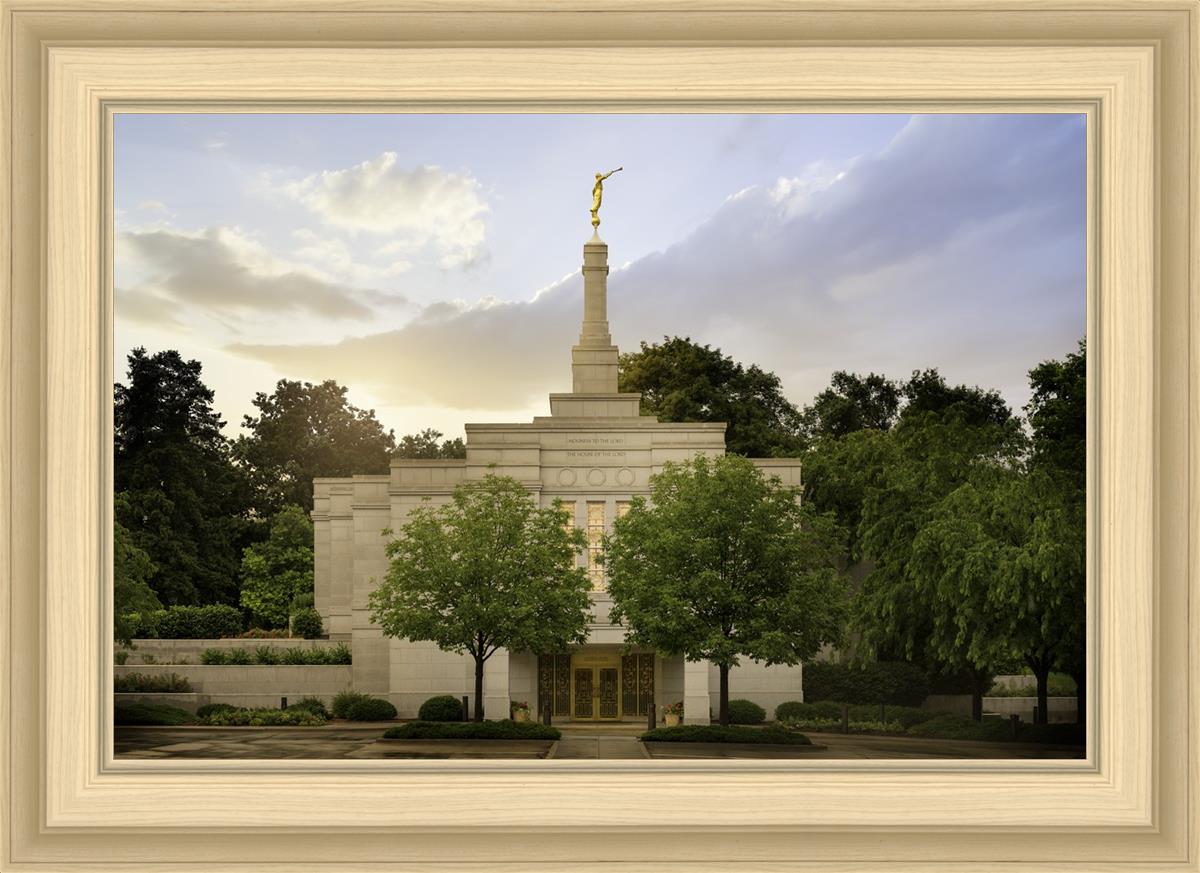 Winter Quarters Temple Rainy Evening