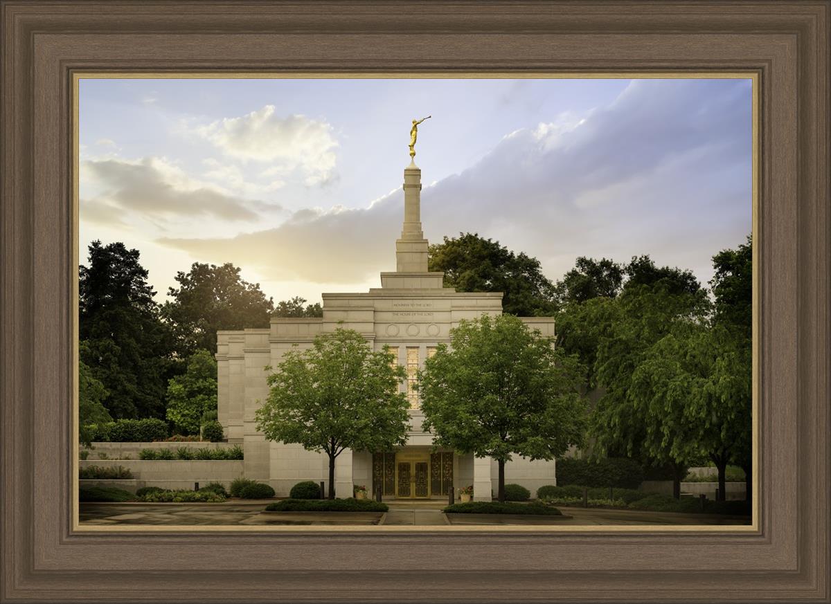 Winter Quarters Temple Rainy Evening