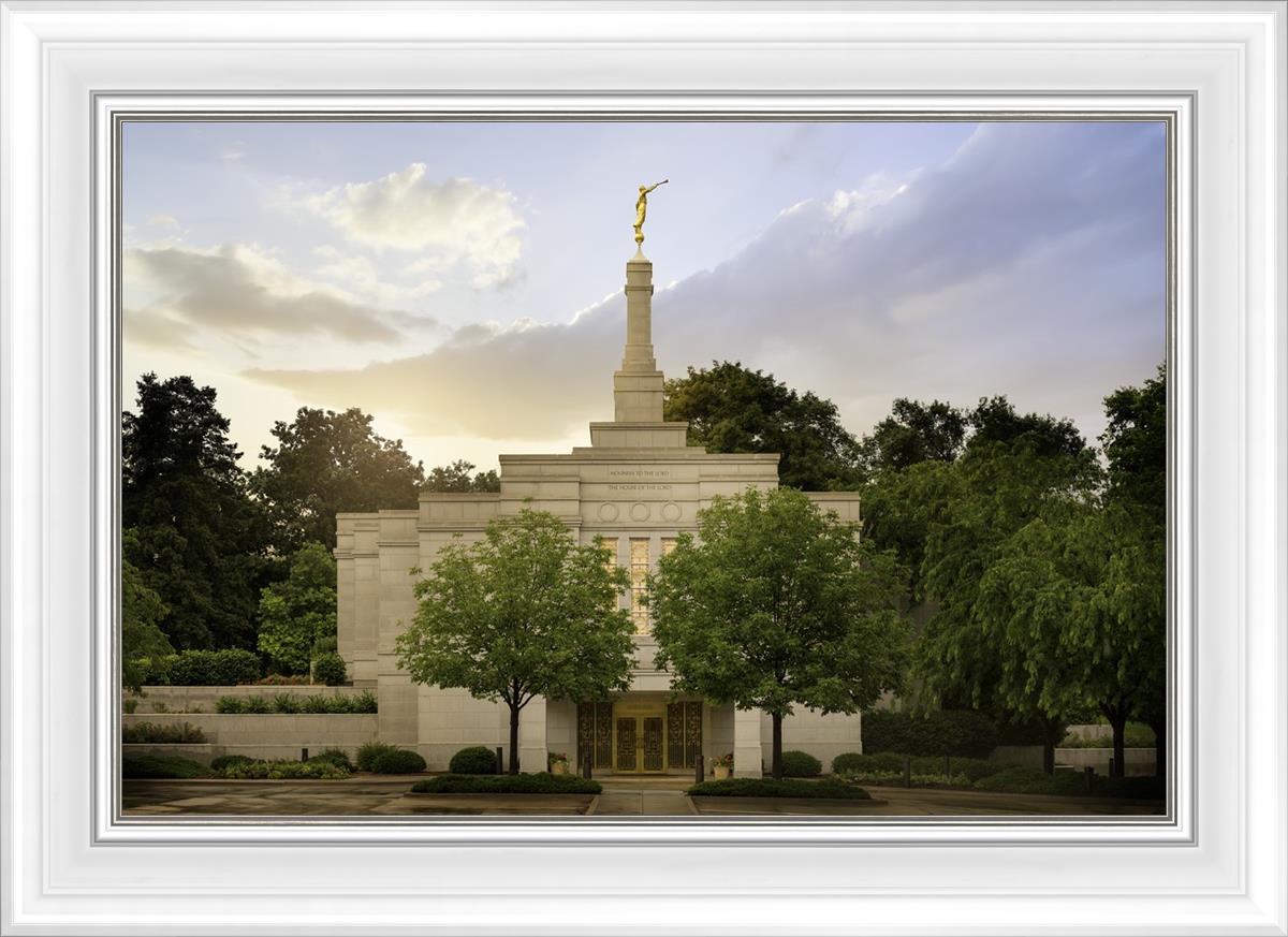 Winter Quarters Temple Rainy Evening