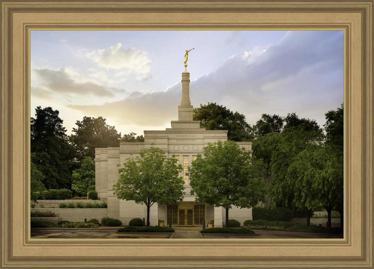 Winter Quarters Temple Rainy Evening