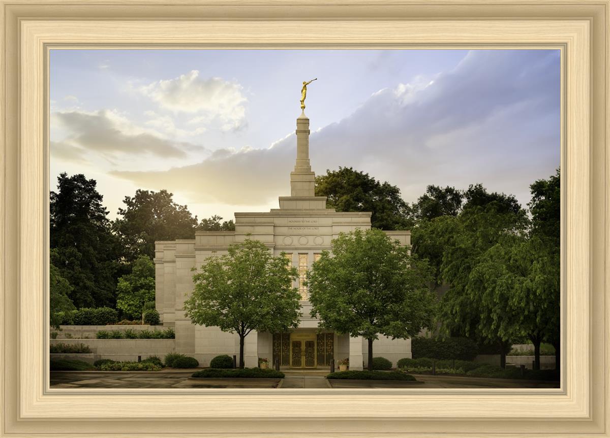 Winter Quarters Temple Rainy Evening