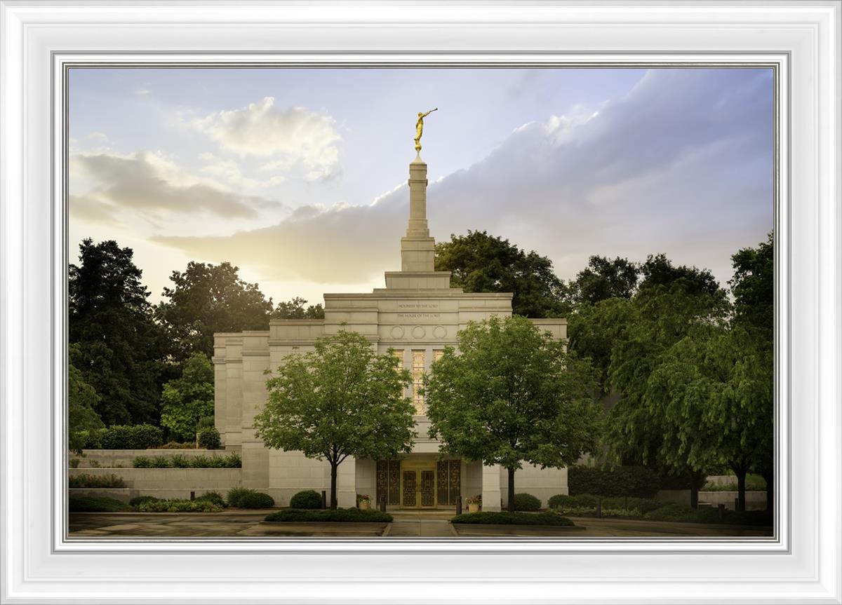Winter Quarters Temple Rainy Evening