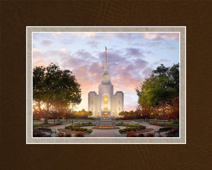 Brigham City Temple Autumn Panorama