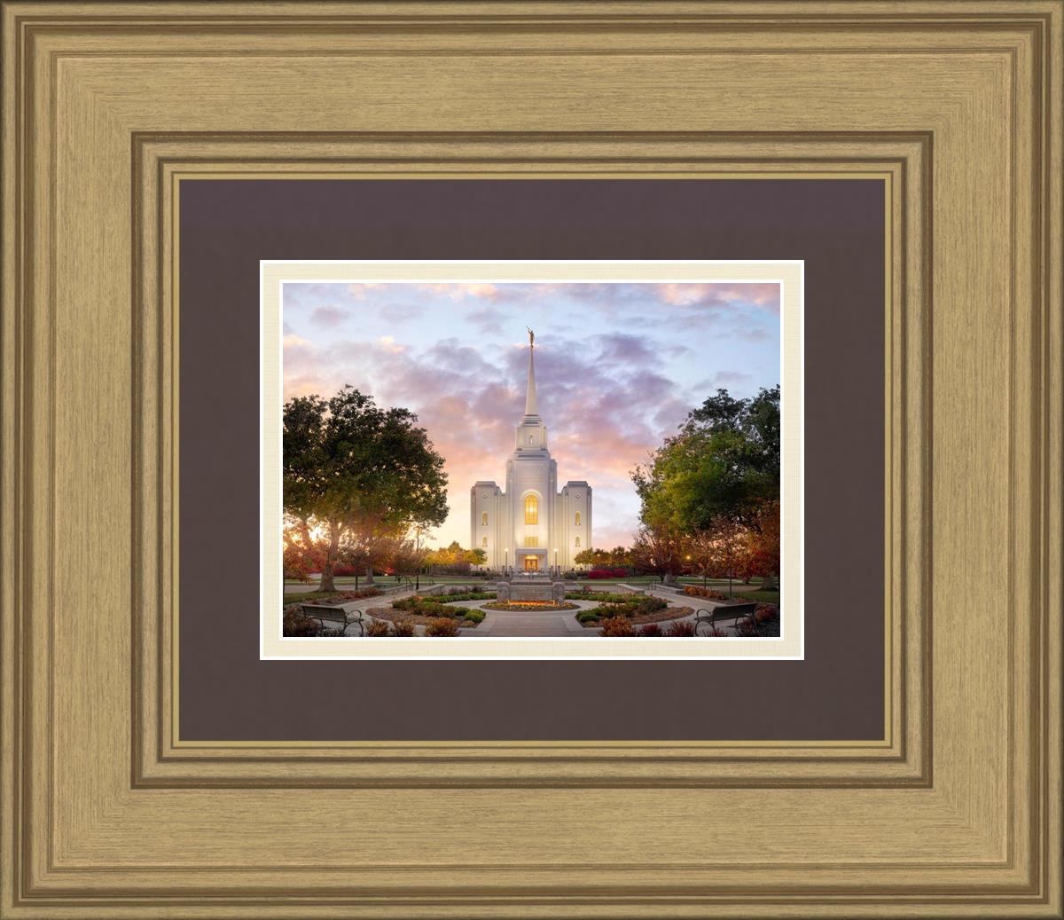 Brigham City Temple Autumn Panorama