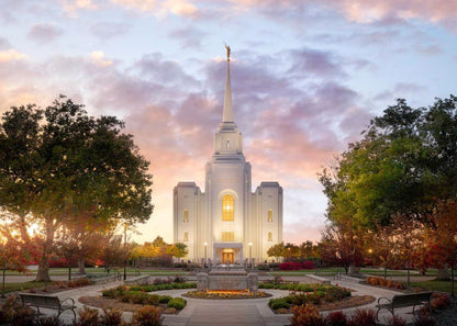 Brigham City Temple Autumn Panorama