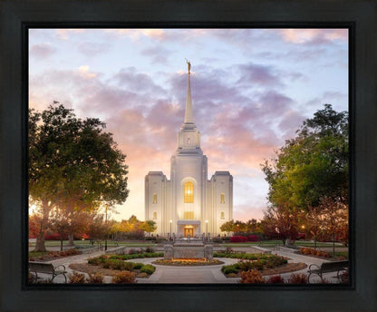 Brigham City Temple Autumn Panorama