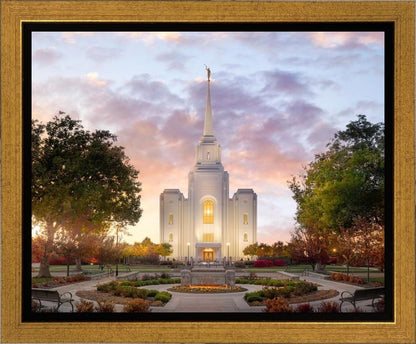 Brigham City Temple Autumn Panorama