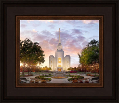 Brigham City Temple Autumn Panorama