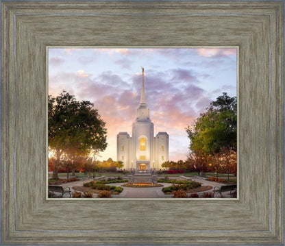 Brigham City Temple Autumn Panorama