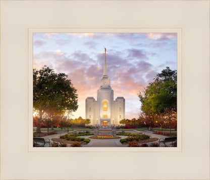 Brigham City Temple Autumn Panorama