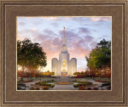Brigham City Temple Autumn Panorama