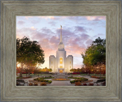 Brigham City Temple Autumn Panorama