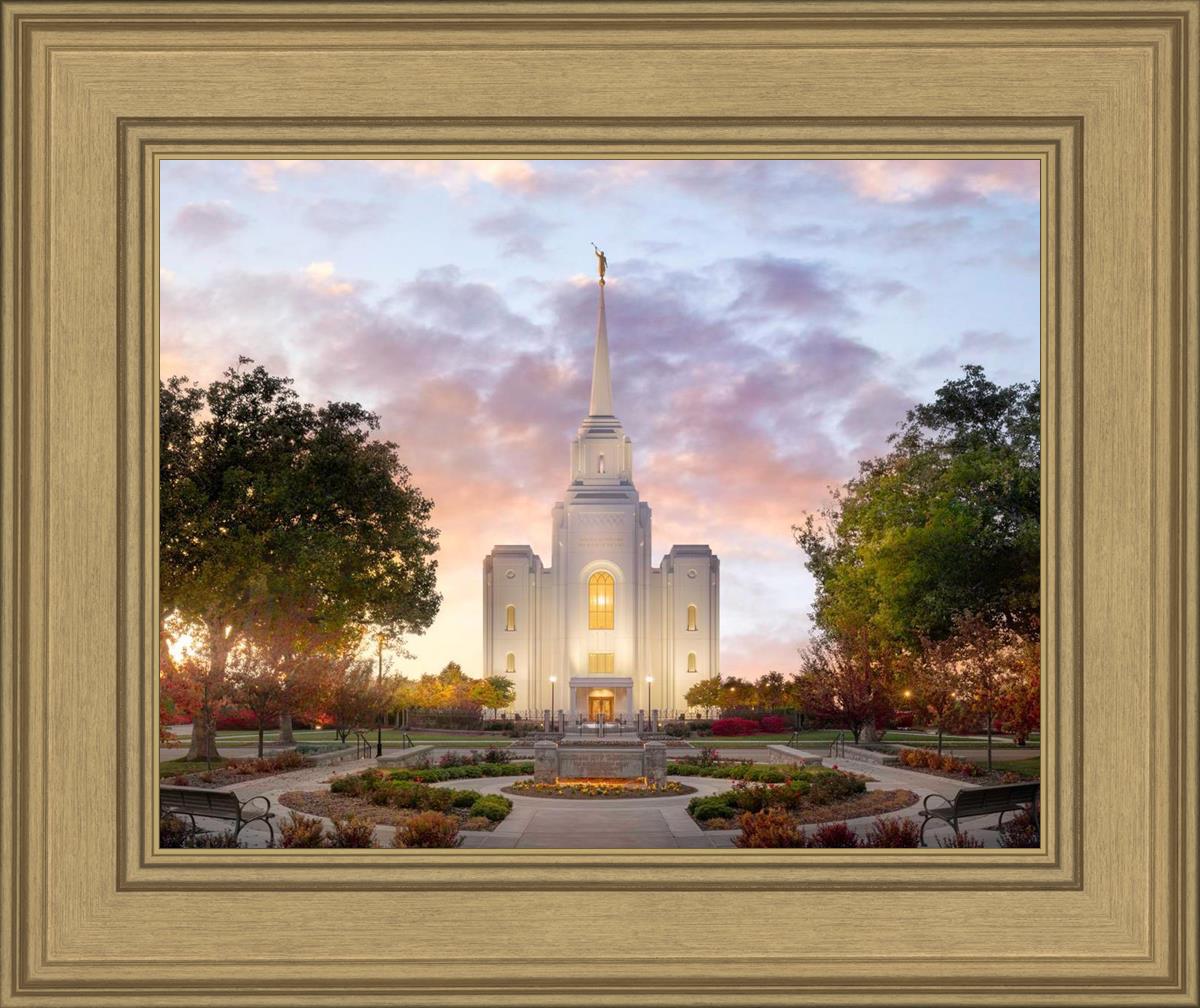 Brigham City Temple Autumn Panorama