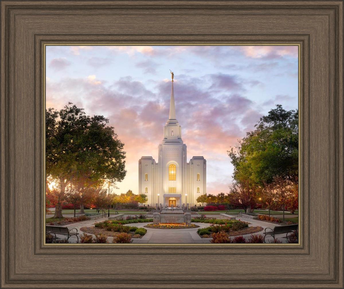 Brigham City Temple Autumn Panorama