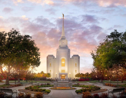 Brigham City Temple Autumn Panorama