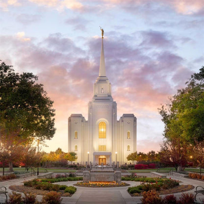 Brigham City Temple Autumn Panorama