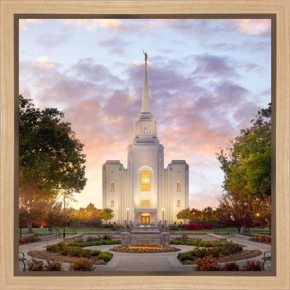 Brigham City Temple Autumn Panorama