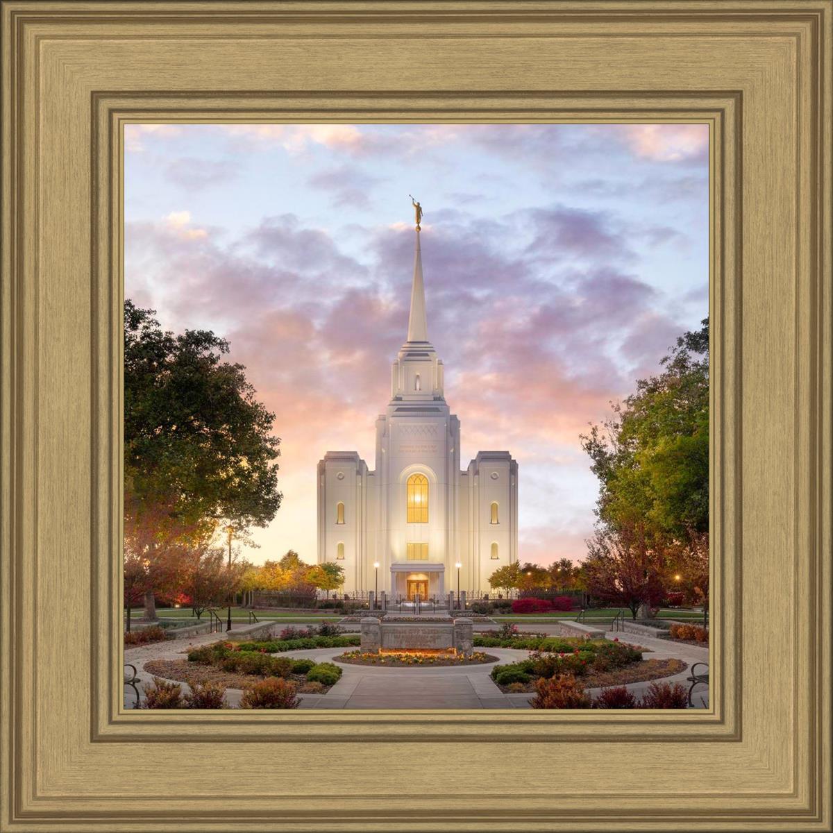 Brigham City Temple Autumn Panorama