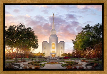 Brigham City Temple Autumn Panorama