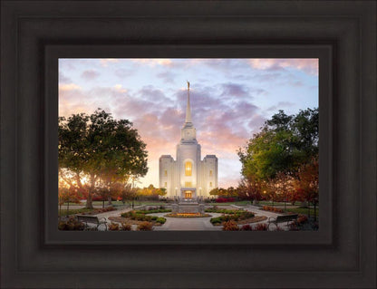 Brigham City Temple Autumn Panorama