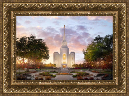 Brigham City Temple Autumn Panorama