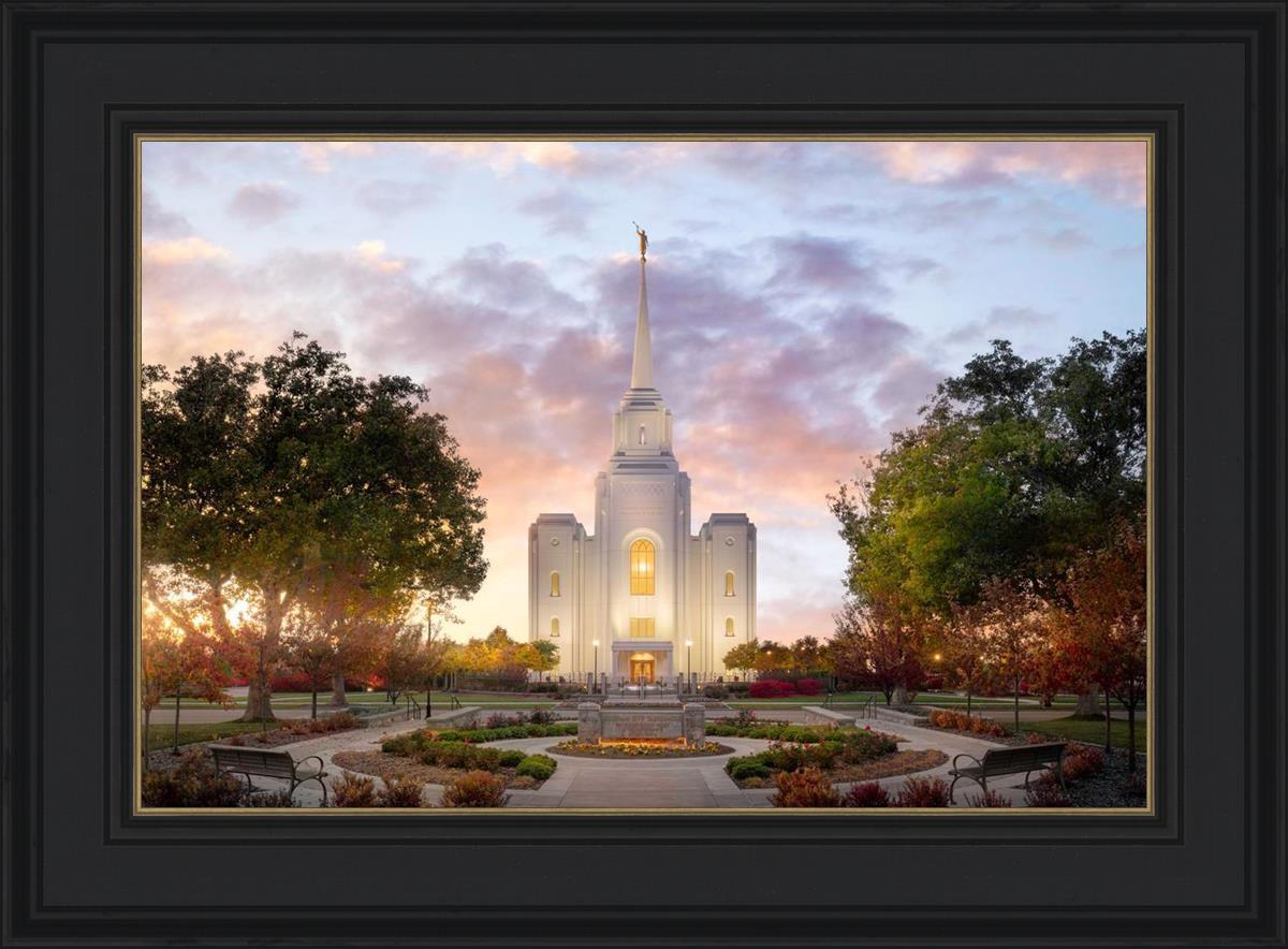 Brigham City Temple Autumn Panorama