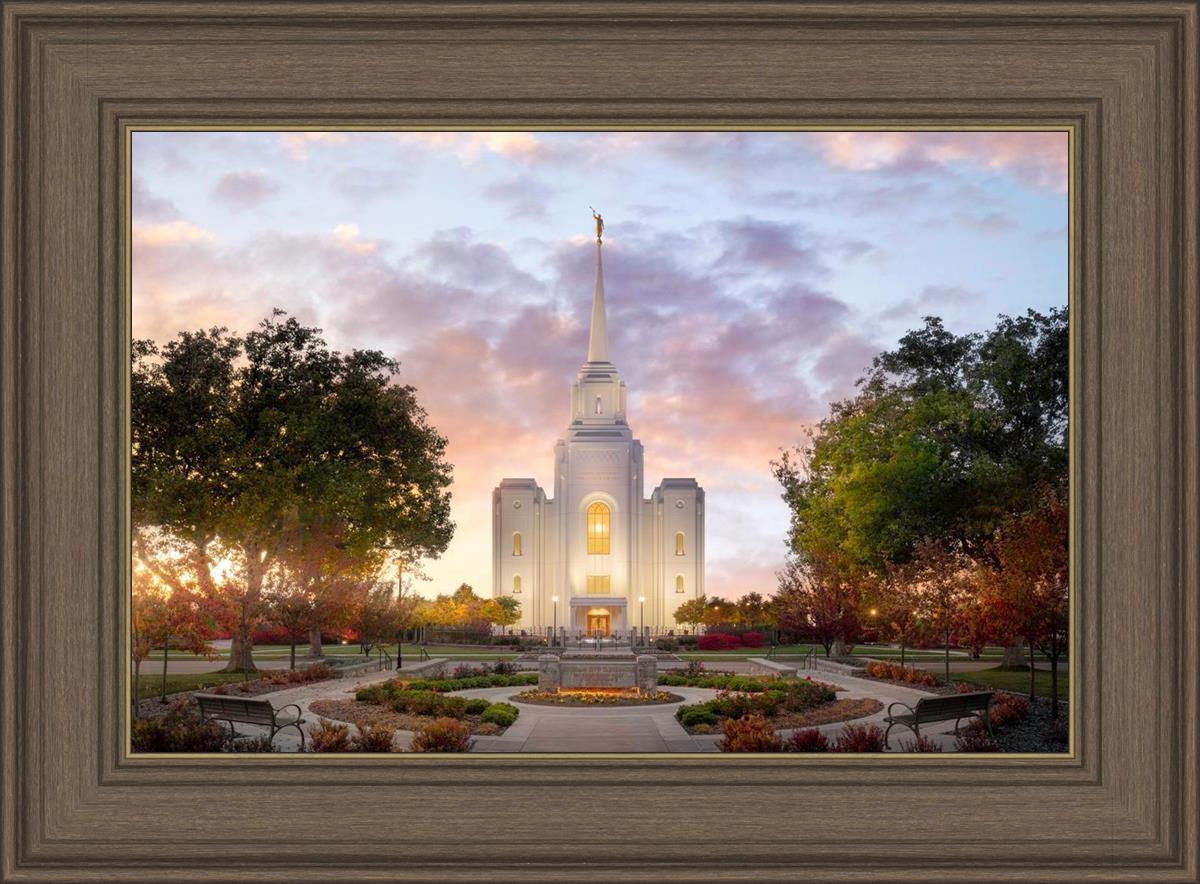 Brigham City Temple Autumn Panorama