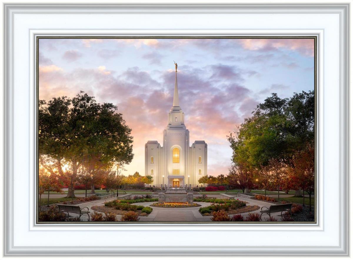 Brigham City Temple Autumn Panorama