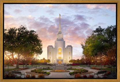 Brigham City Temple Autumn Panorama