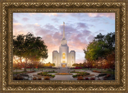 Brigham City Temple Autumn Panorama