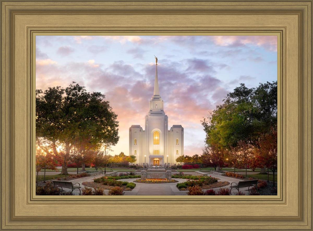 Brigham City Temple Autumn Panorama