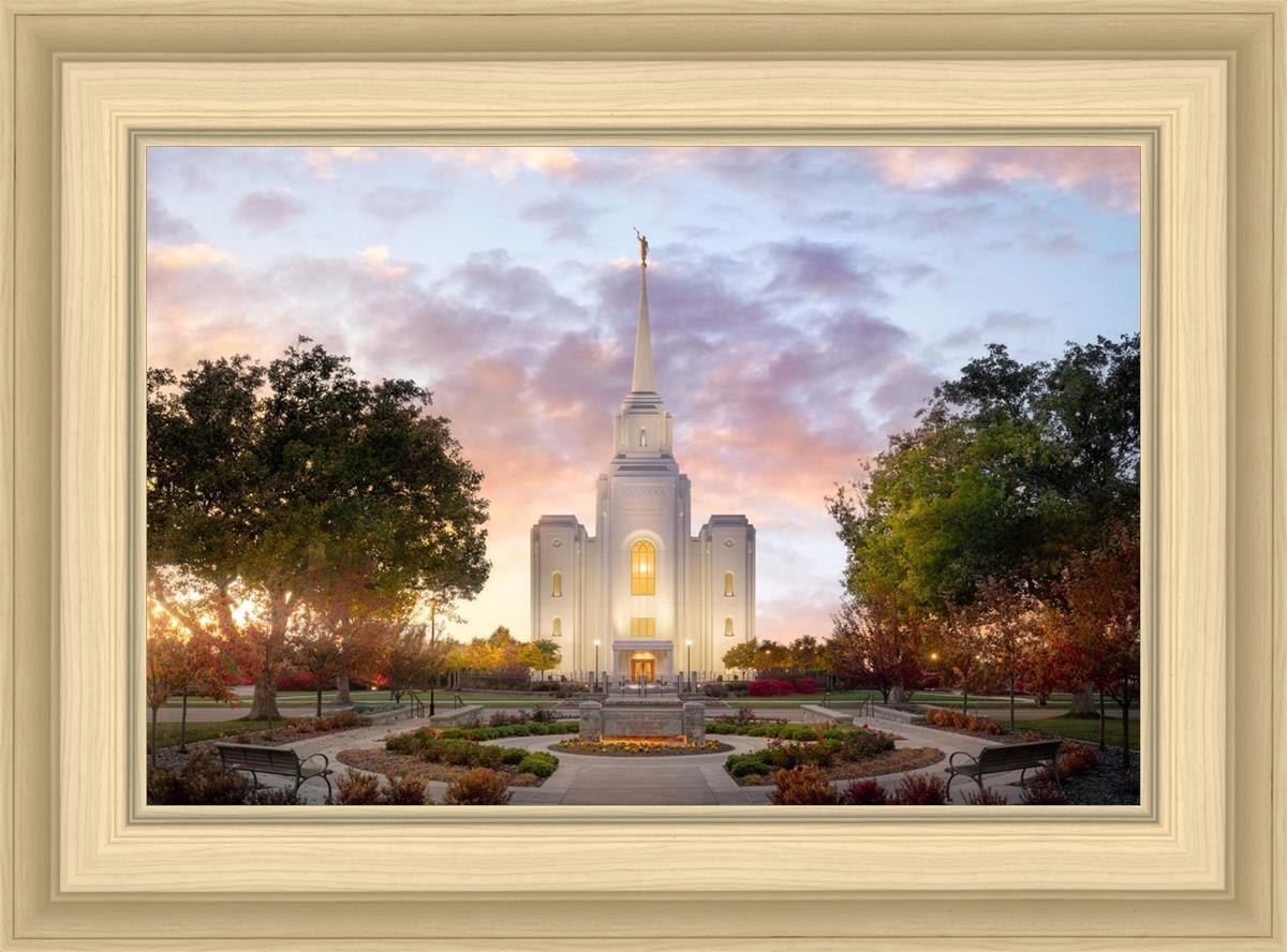 Brigham City Temple Autumn Panorama