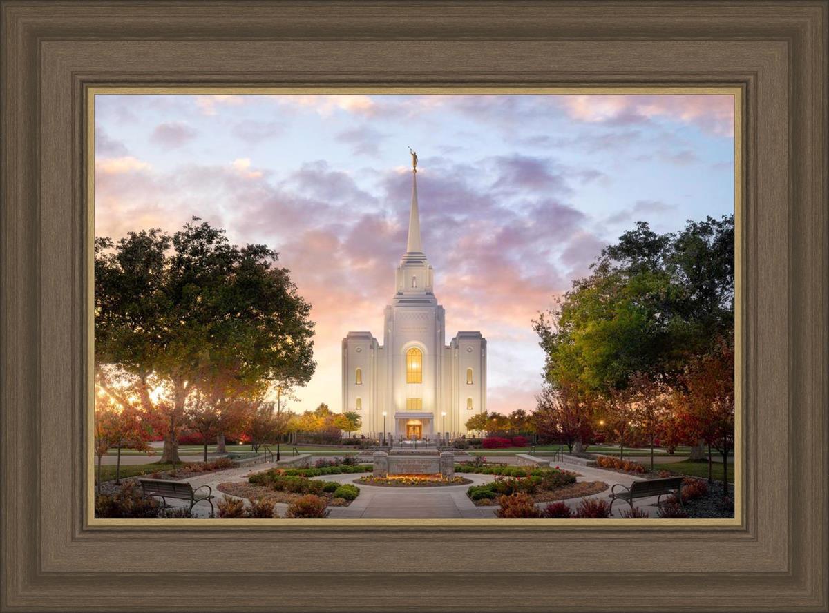 Brigham City Temple Autumn Panorama
