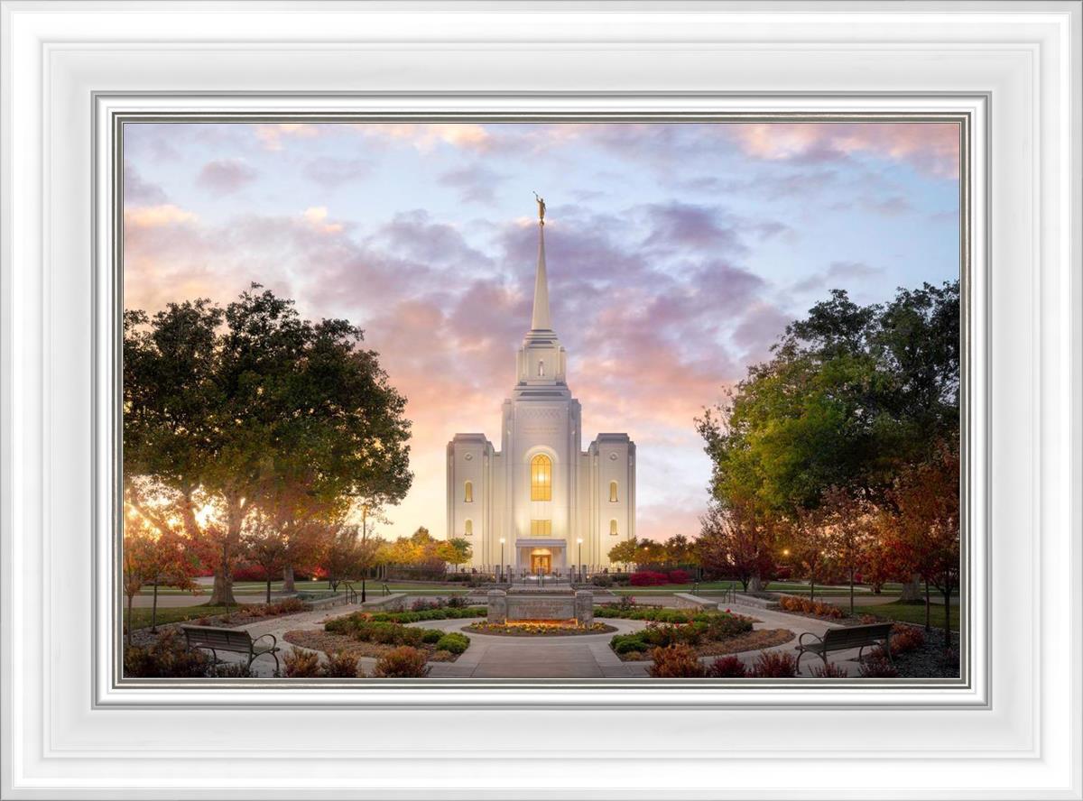 Brigham City Temple Autumn Panorama