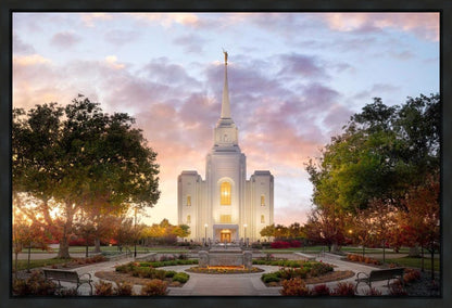 Brigham City Temple Autumn Panorama