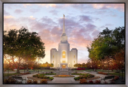 Brigham City Temple Autumn Panorama