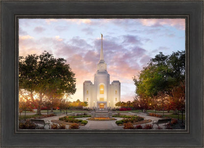 Brigham City Temple Autumn Panorama