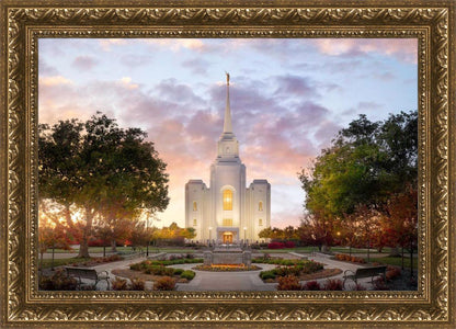 Brigham City Temple Autumn Panorama