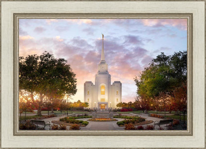 Brigham City Temple Autumn Panorama