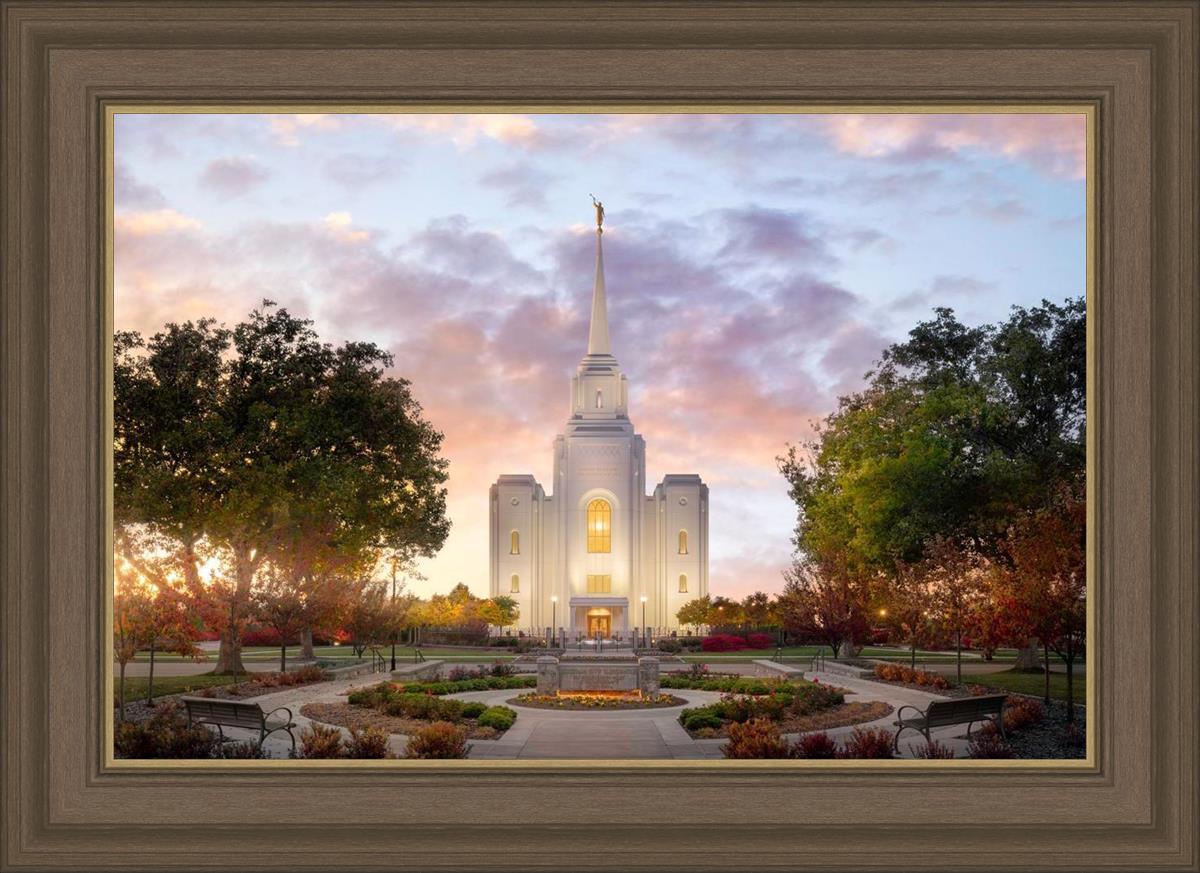 Brigham City Temple Autumn Panorama