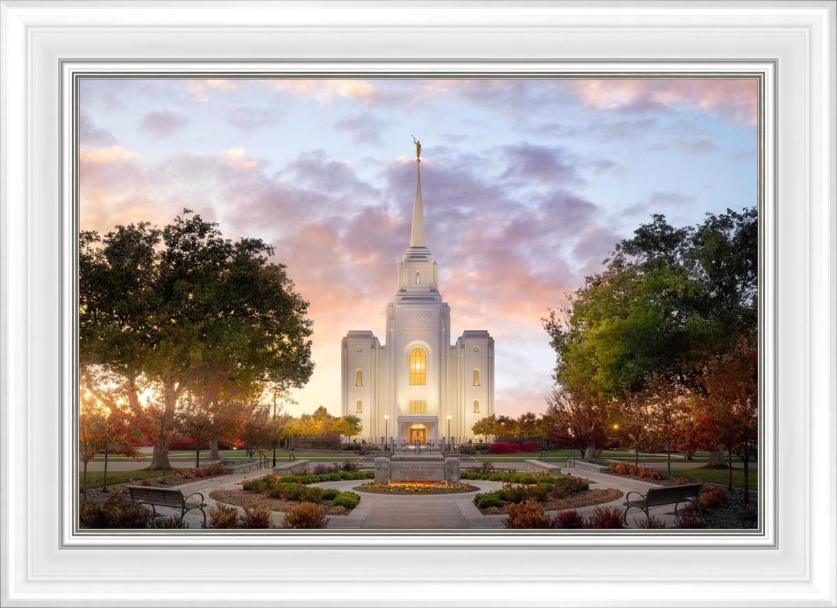 Brigham City Temple Autumn Panorama