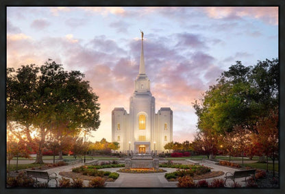 Brigham City Temple Autumn Panorama