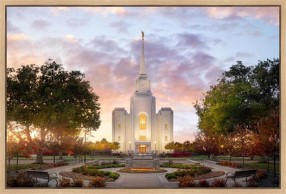 Brigham City Temple Autumn Panorama