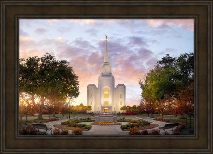 Brigham City Temple Autumn Panorama
