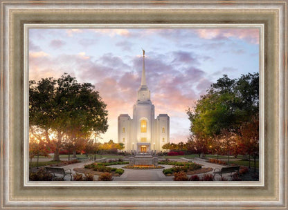 Brigham City Temple Autumn Panorama