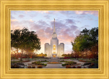 Brigham City Temple Autumn Panorama