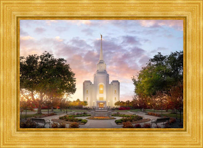 Brigham City Temple Autumn Panorama