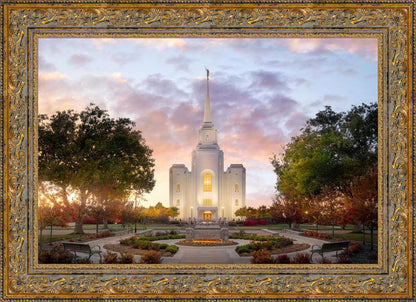 Brigham City Temple Autumn Panorama
